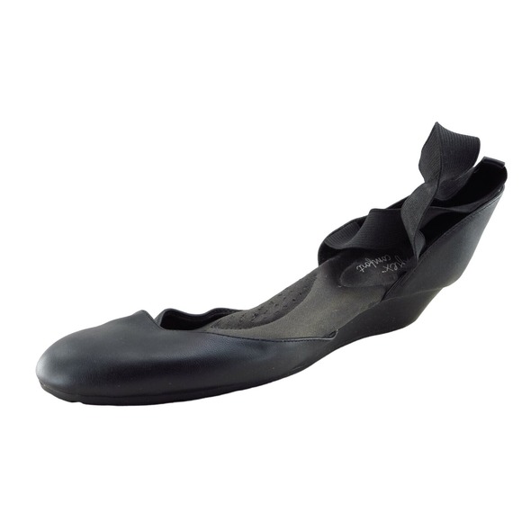 Dexflex Comfort Sz 9.5 M Black Ankle Strap Synthetic‎ Women Sandals - Picture 1 of 7